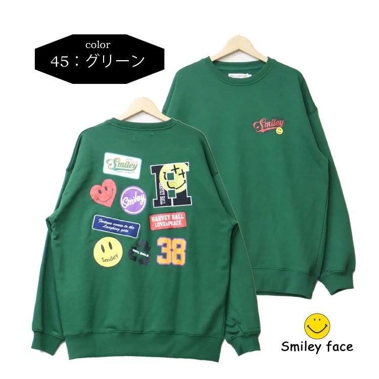 SMILEY FACE（スマイリーフェイス） プリント ワッペン ビッグ