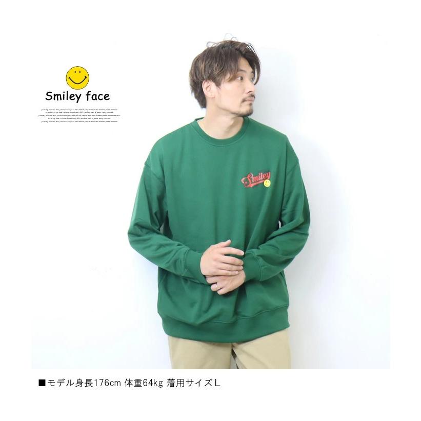 SMILEY FACE（スマイリーフェイス） プリント ワッペン ビッグ