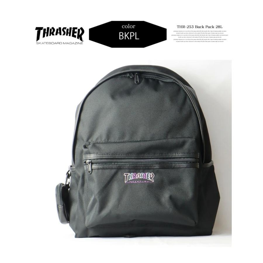 THRASHER スラッシャー バックパック 28L リュック ミニポーチ付き リュックサック デイパック メンズ レディース ユニセックス 送料無料 THR-253 | THRASHER | 04