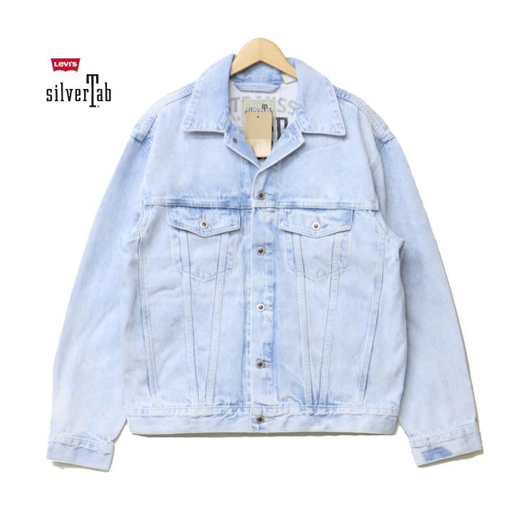 Levi's リーバイス SILVERTAB シルバータブ トラッカージャケット Gジャン デニムジャケット ビッグシルエット ユニセックス A3179-0000｜rexone｜04