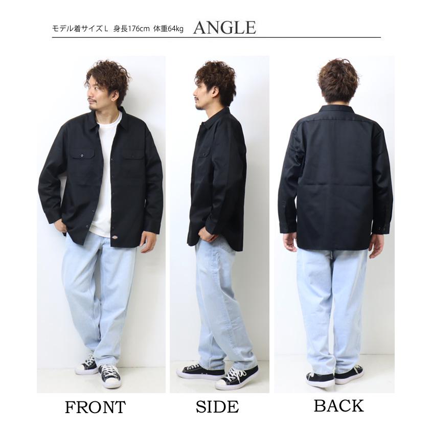 Dickies（ディッキーズ） 574 長袖 ワークシャツ 長袖シャツ メンズ 