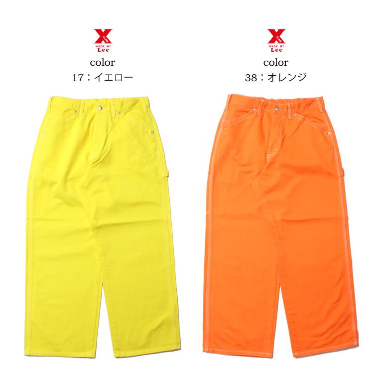 Lee リー X-LINE ペインターパンツ ワイドパンツ メンズ Lee リー X-LINE ペインターパンツ ワイドパンツ メンズ