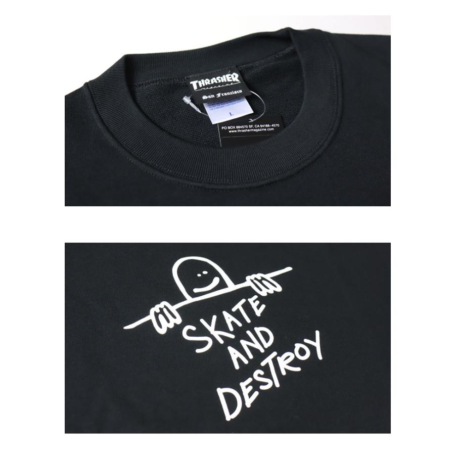 THRASHER（スラッシャー） ゴンズアートロゴ プリント スウェット