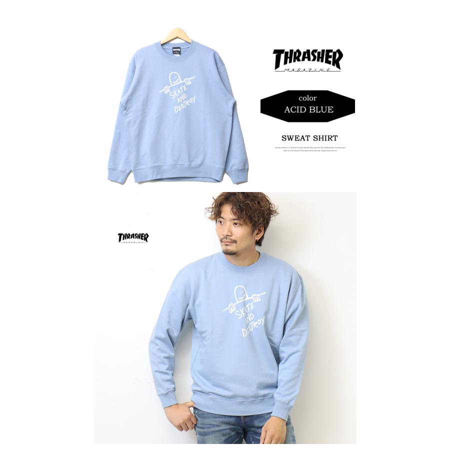 THRASHER（スラッシャー） ゴンズアートロゴ プリント スウェット