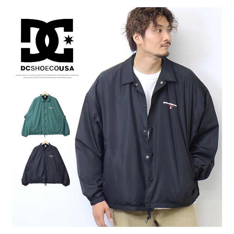 DC SHOES ディーシーシューズ 裏フリース コーチジャケット 撥水 メンズ レディース ユニセックス ナイロンジャケット ライトアウター 送料無料 DJK224067｜rexone｜02