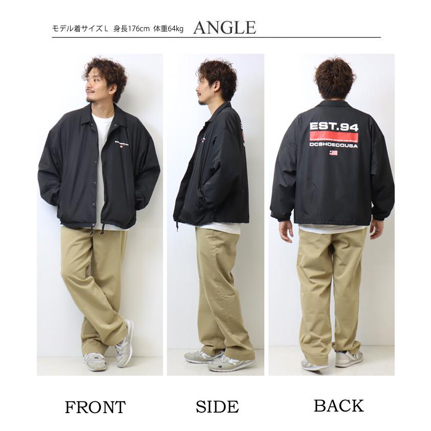 DC SHOES ディーシーシューズ 裏フリース コーチジャケット 撥水 DC SHOES ディーシーシューズ 裏フリース コーチジャケット 撥水