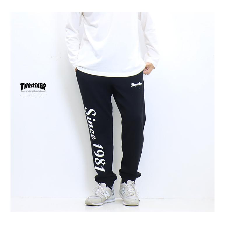 THRASHER（スラッシャー） プリント スウェットパンツ イージーパンツ