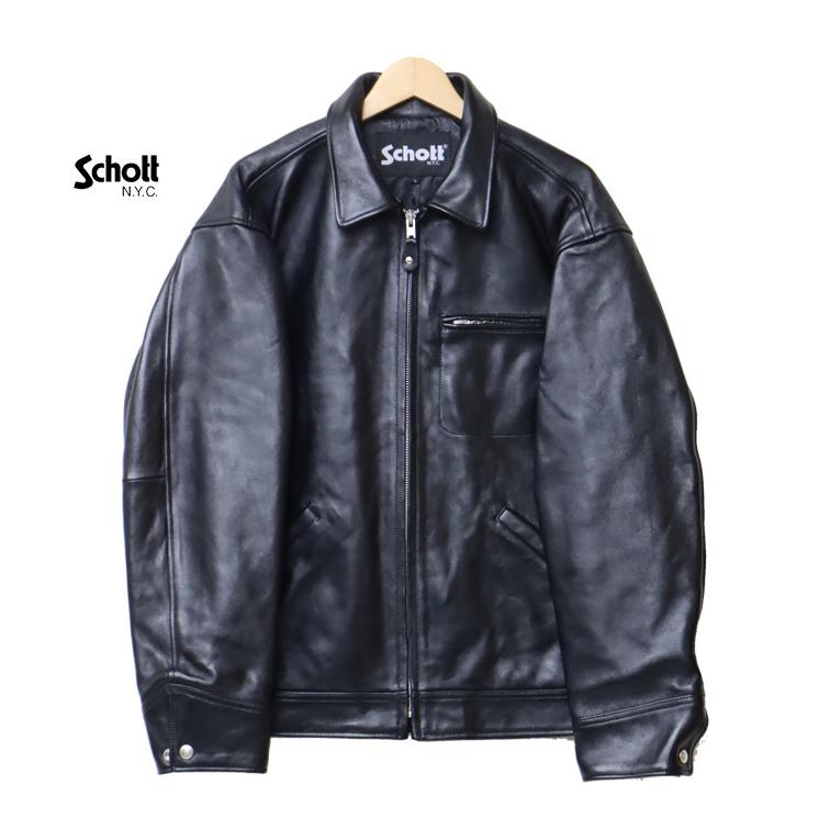 Schott N.Y.C ショット ラムレザー トラッカージャケット レザー Schott N.Y.C ショット ラムレザー トラッカージャケット レザー