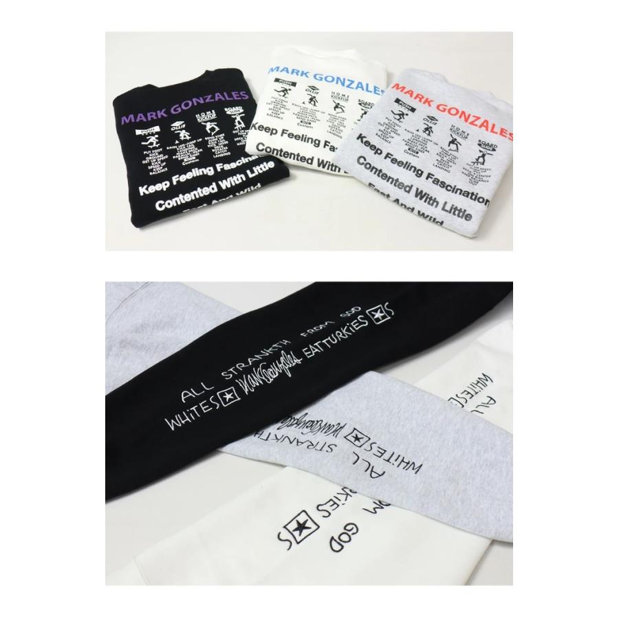 What it isNt ART BY MARK GONZALES マークゴンザレス 袖刺繍 プリント スウェットシャツ 裏起毛 トレーナー ユニセックス 送料無料 2H7-62315 | Mark Gonzales | 11