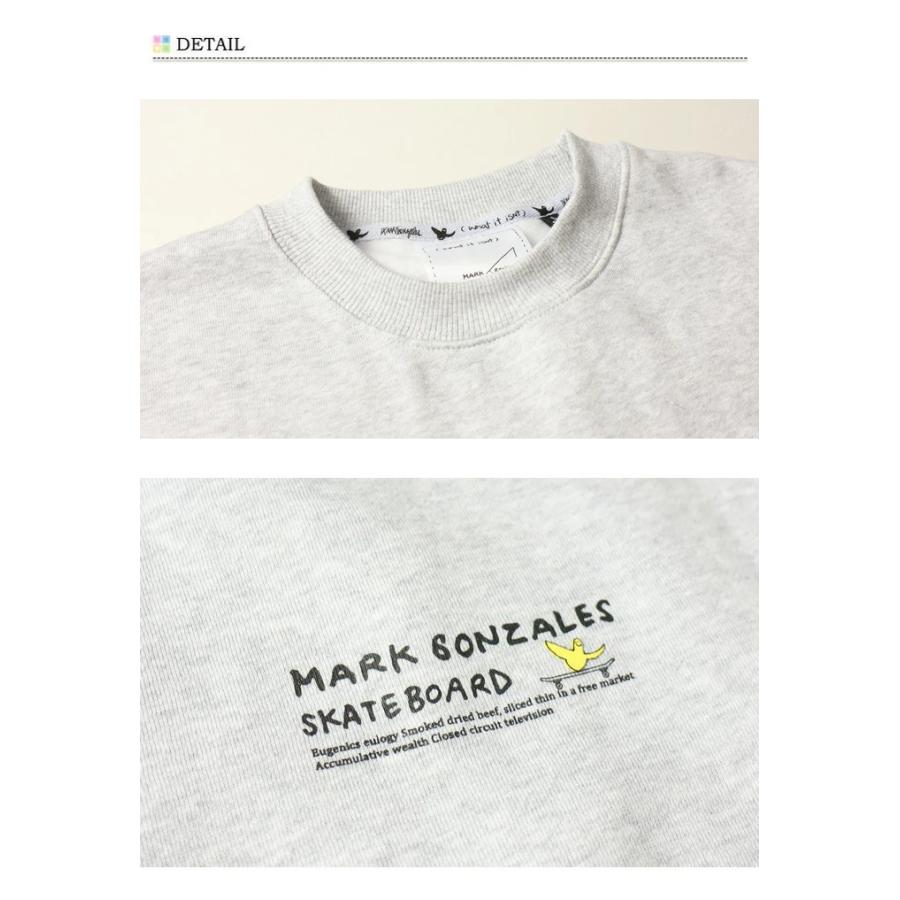 What it isNt ART BY MARK GONZALES マークゴンザレス 袖刺繍 プリント スウェットシャツ 裏起毛 トレーナー ユニセックス 送料無料 2H7-62315 | Mark Gonzales | 13