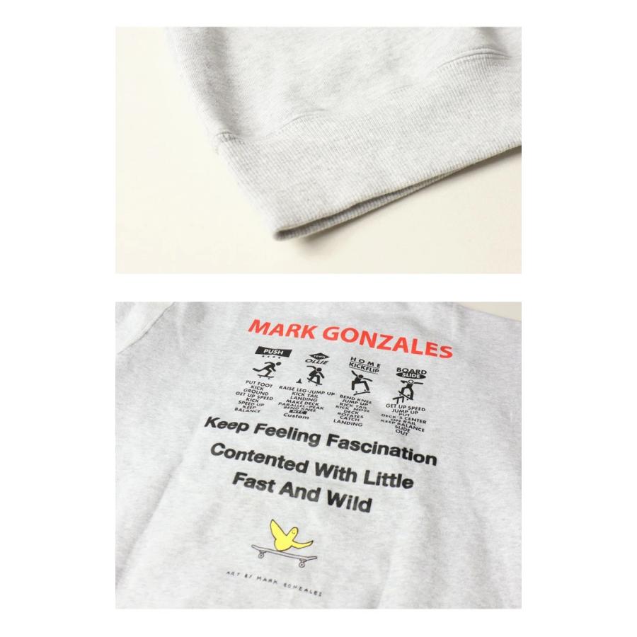 What it isNt ART BY MARK GONZALES マークゴンザレス 袖刺繍 プリント スウェットシャツ 裏起毛 トレーナー ユニセックス 送料無料 2H7-62315 | Mark Gonzales | 15