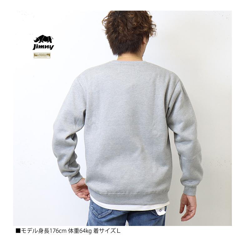 ジムニー　jimny スズキ　トレーナー　スエット　グレー　バックプリント ジムニー jimny スズキ トレーナー スエット グレー バック