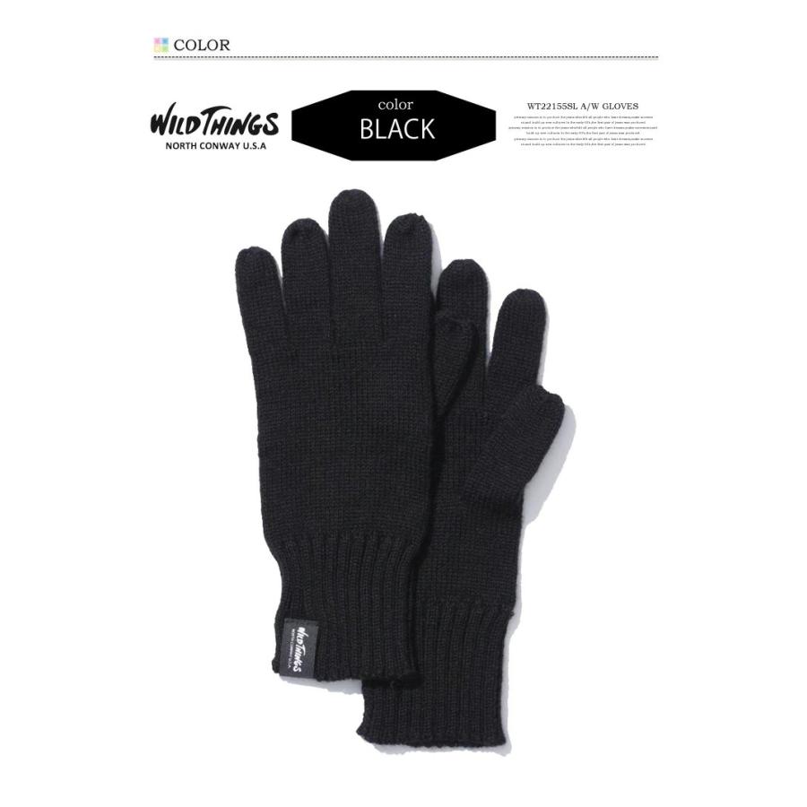 WILD THINGS（ワイルドシングス） グローブ 手袋 ニット メンズ