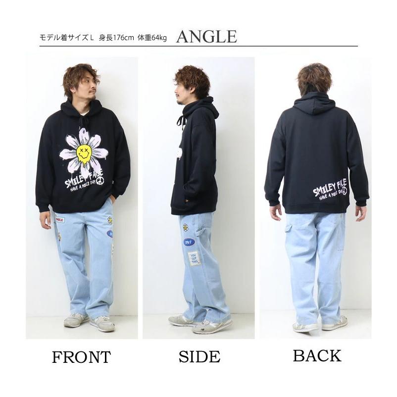 SMILEY FACE スマイリーフェイス メルトデイジー スウェット