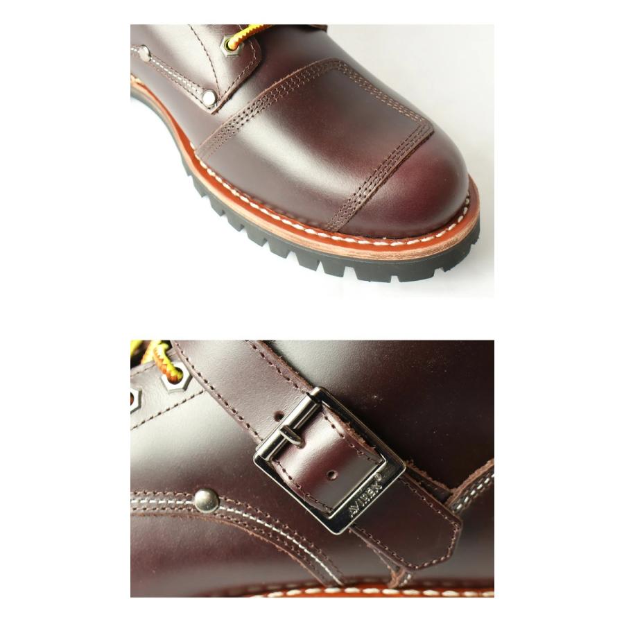 AVIREX アビレックス TIGER サイドジップ レザーバイカーブーツ