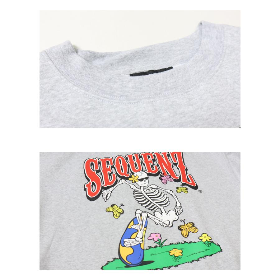 SEQUENZ シークエンズ スケルトン スケーター スウェットシャツ トレーナー 裏起毛 メンズ レディース ユニセックス ビッグシルエット 送料無料 23370007 |  | 11