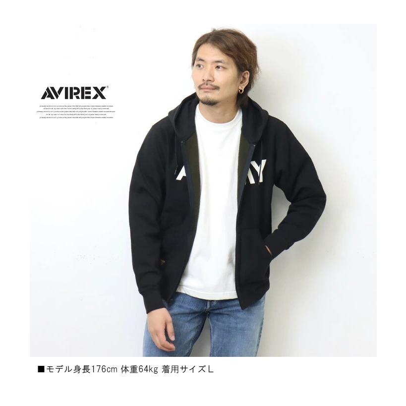 AVIREX SALE セール アヴィレックス 裏起毛スウェット ジップ AVIREX SALE セール アヴィレックス 裏起毛スウェット ジップ
