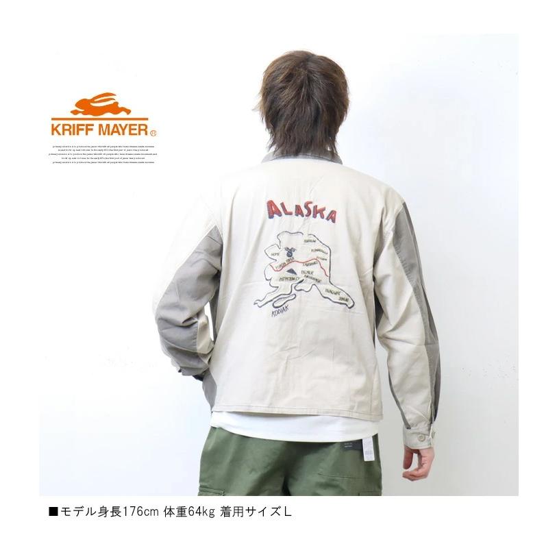KRIFF MAYER クリフメイヤー 刺繍 スーベニアジャケット ベトジャン ライトアウター ブルゾン メンズ 送料無料 2234003 | KRIFF MAYER | 13