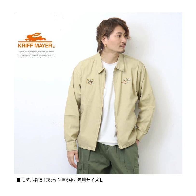 KRIFF MAYER クリフメイヤー 刺繍 スーベニアジャケット ベトジャン ライトアウター ブルゾン メンズ 送料無料 2234003 | KRIFF MAYER | 03