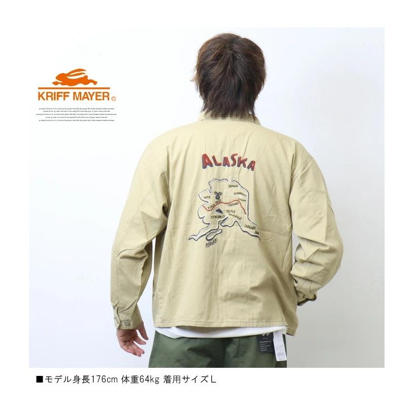 KRIFF MAYER クリフメイヤー 刺繍 スーベニアジャケット ベトジャン ライトアウター ブルゾン メンズ 送料無料 2234003 | KRIFF MAYER | 04