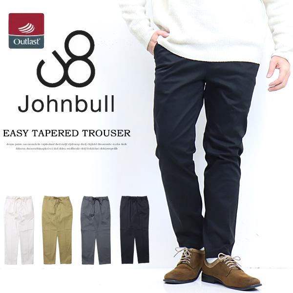 Johnbull ジョンブル アウトラストチノ イージーパンツ パンツ テーパード トラウザー メンズ 送料無料 JM231P04 | Johnbull