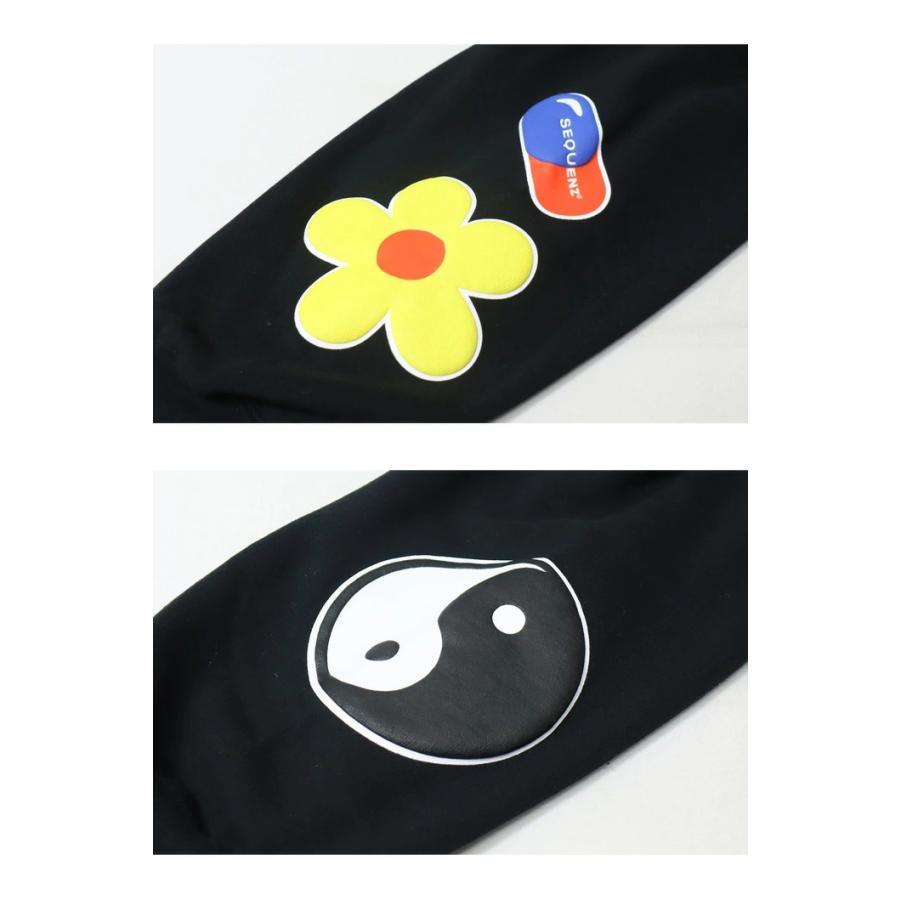 SEQUENZ シークエンズ バックプリント スウェットパーカー フーディー プルパーカー 裏起毛 ユニセックス ビッグシルエット 送料無料 23370016 |  | 14