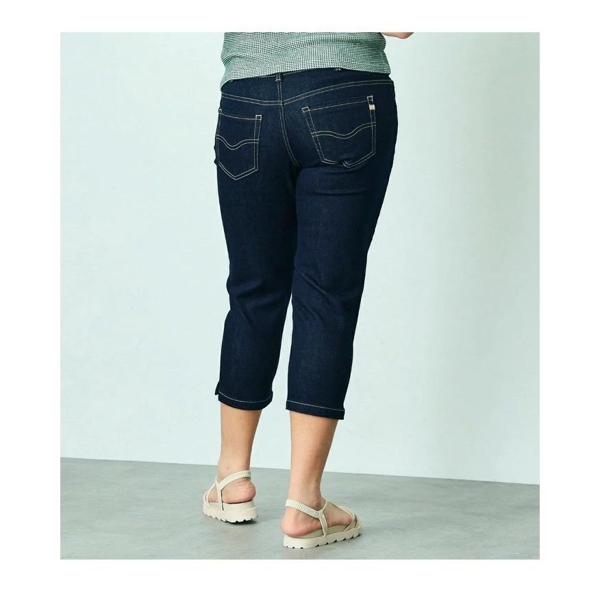 大きいサイズ C17 C-SEVENTEEN レディース クロップドテーパード クロップドパンツ デニム ジーンズ ストレッチ シーセブンティーン C-17 送料無料 CR350 |  | 07