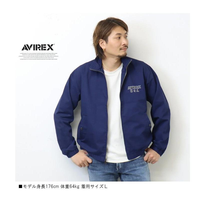 SALE セール AVIREX アヴィレックス ドリズラー ジャケット USフラッグ ライトアウター ブルゾン メンズ アビレックス 送料無料 783-3155003 7833155003｜rexone｜10