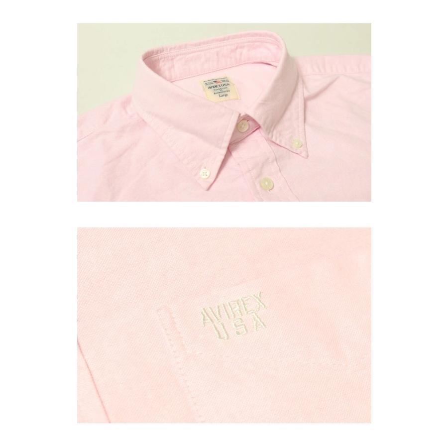 AVIREX アヴィレックス 長袖 オックスシャツ ボタンダウン メンズ オックスフォードシャツ ボタンダウンシャツ トップス 定番 アビレックス 783-3920004 | AVIREX | 13