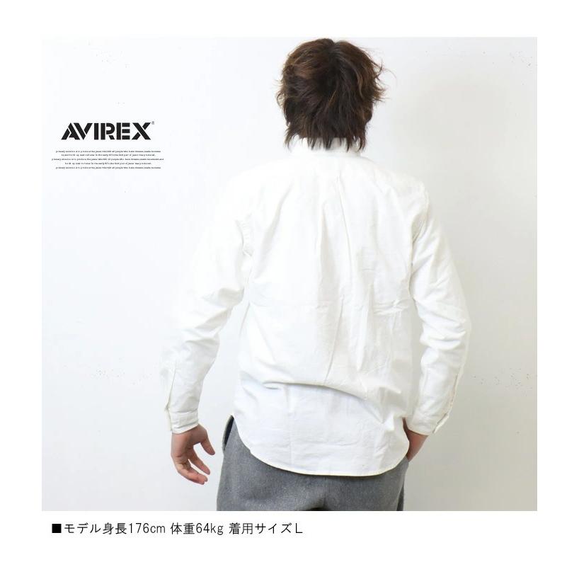 AVIREX アヴィレックス 長袖 オックスシャツ ボタンダウン メンズ オックスフォードシャツ ボタンダウンシャツ トップス 定番 アビレックス 783-3920004 | AVIREX | 04