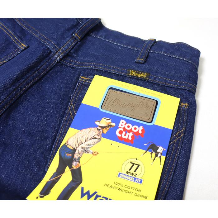 Wrangler ラングラー 77MWZ ブーツカット デニム ジーンズ 綿100 Wrangler ラングラー 77MWZ ブーツカット デニム ジーンズ 綿100