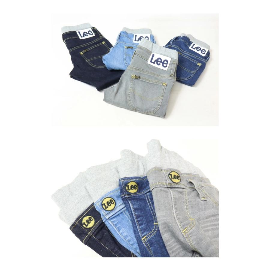 SALE Lee リー キッズ ジュニア ウエストゴム テーパード ジーンズ 130cm 140cm 150cm 160cm ストレッチデニム 男の子 女の子 スクールサイズ LK6211 | Lee | 11