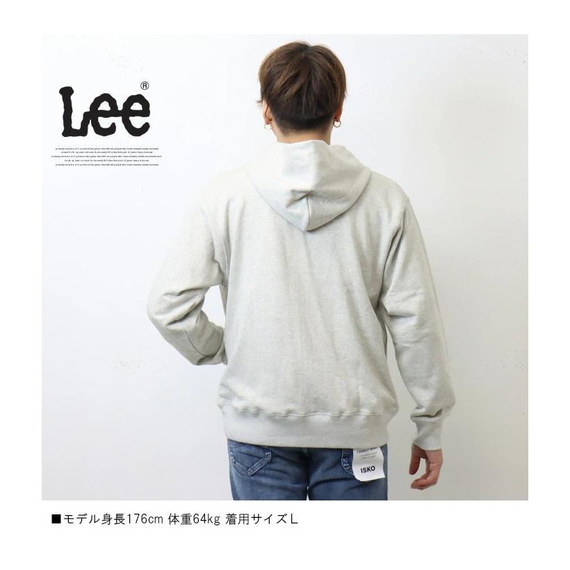 Lee（リー） ロゴプリント スウェット ジップパーカー 裏毛 フーディー
