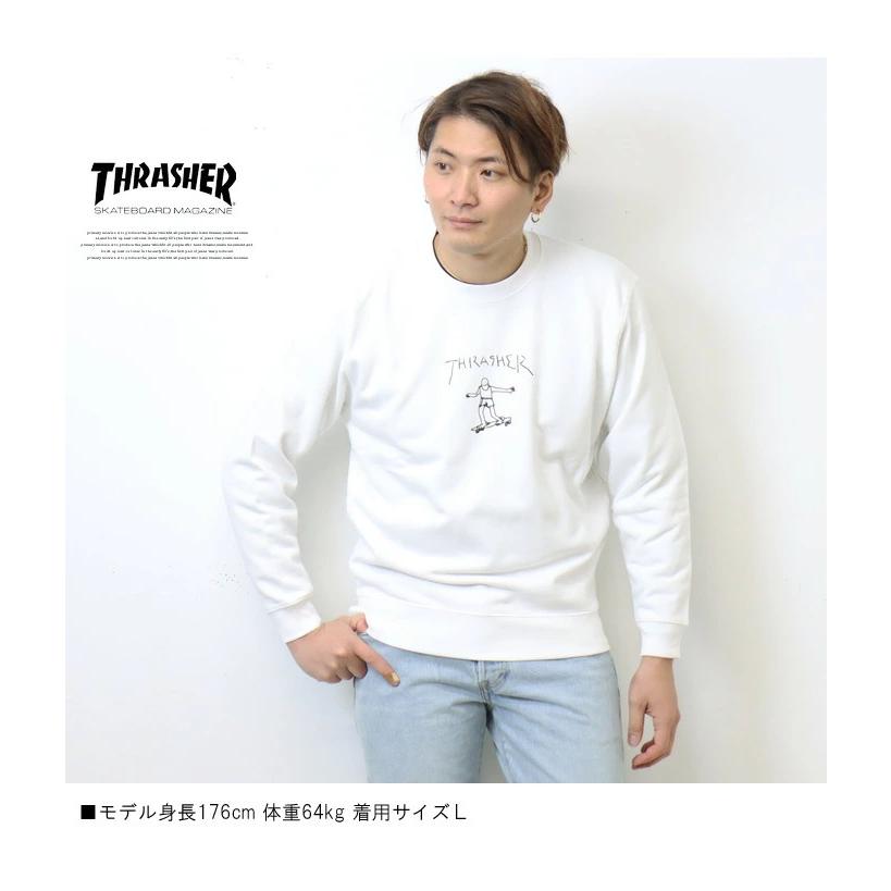 THRASHER（スラッシャー） ゴンズアートロゴ プリント スウェット