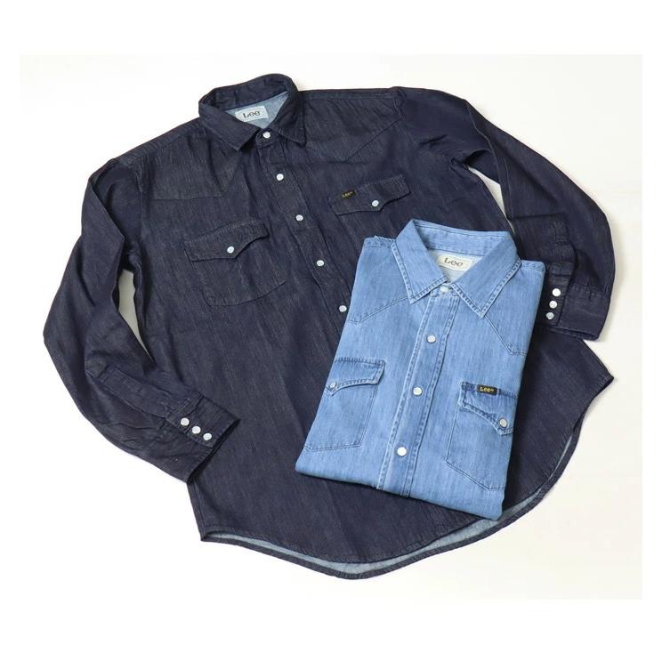 Lee リー Dungarees ダンガリーズ ウエスタン デニムシャツ 長袖 Lee リー Dungarees ダンガリーズ ウエスタン デニムシャツ 長袖