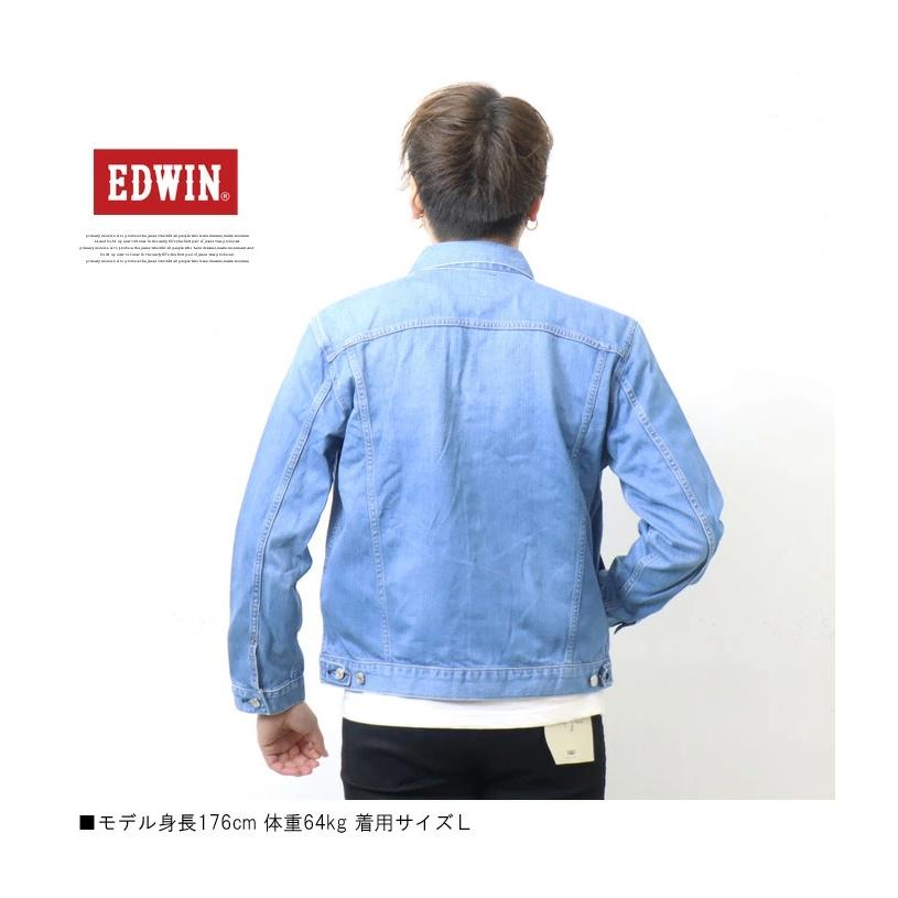 EDWIN（エドウィン） 大きいサイズ ベーシック Gジャン デニム
