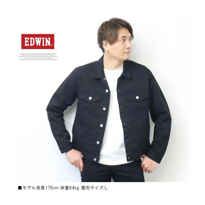 EDWIN 大きいサイズ エドウィン ベーシック Gジャン デニム EDWIN 大きいサイズ エドウィン ベーシック Gジャン デニム