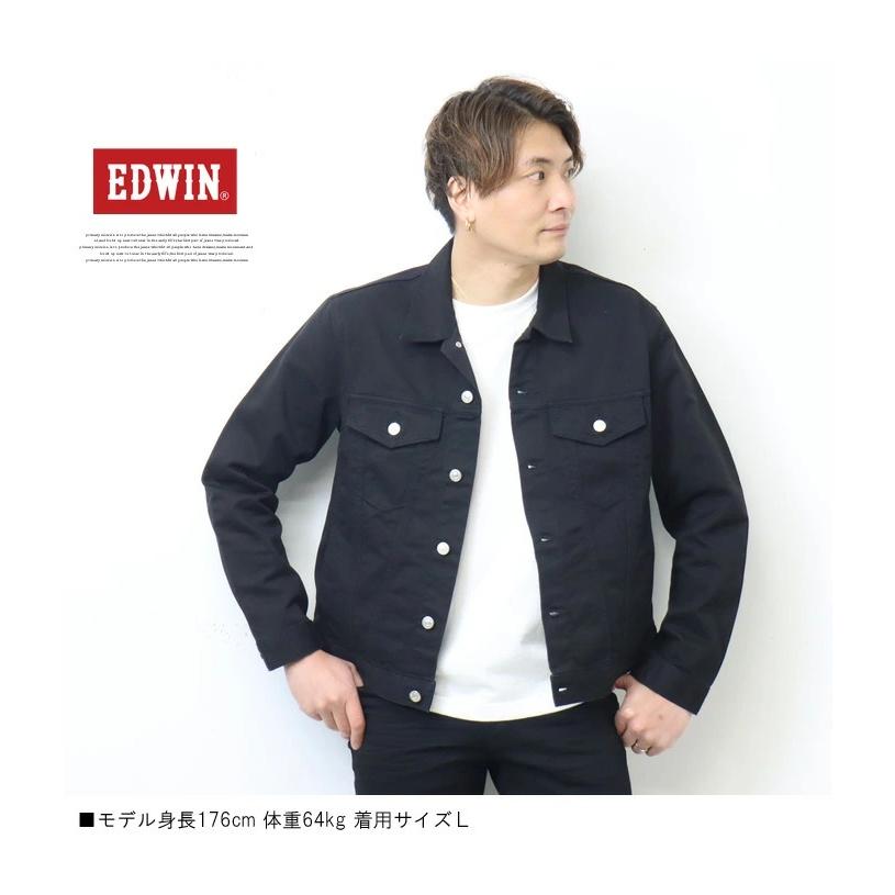 大きいサイズ EDWIN エドウィン ベーシック Gジャン デニムジャケット ジージャン デニム メンズ トップス トラッカージャケット 定番 送料無料 ET1115｜rexone｜13