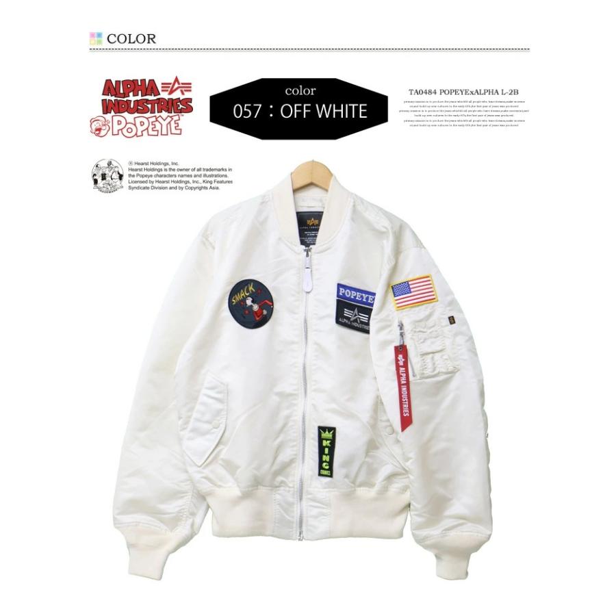 Alpha Industries ALPHA アルファ POPEYE ポパイ L-2Bジャケット Alpha Industries ALPHA アルファ POPEYE ポパイ L-2Bジャケット