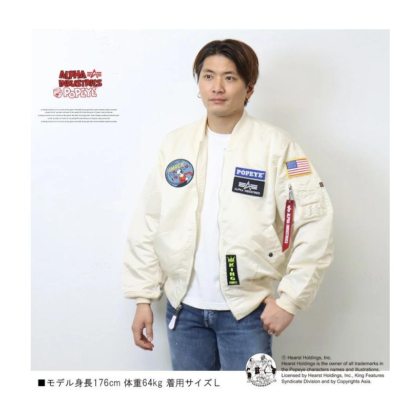 Alpha Industries ALPHA アルファ POPEYE ポパイ L-2Bジャケット Alpha Industries ALPHA アルファ POPEYE ポパイ L-2Bジャケット