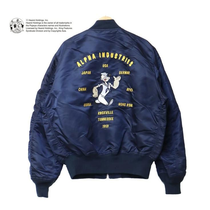 Alpha Industries ALPHA アルファ POPEYE ポパイ L-2Bジャケット Alpha Industries ALPHA アルファ POPEYE ポパイ L-2Bジャケット