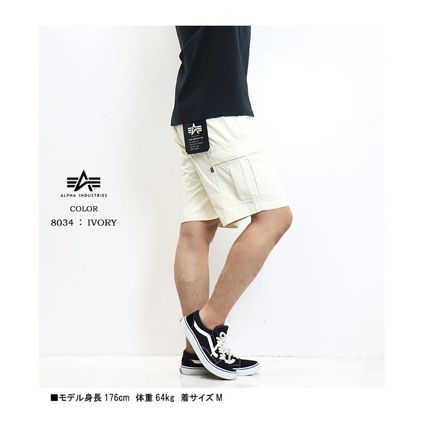 大きいサイズ SALE セール  ALPHA INDUSTRIES アルファ インダストリーズ 綿麻 イージー カーゴショーツ カーゴパンツ ショートパンツ 送料無料 TB2043 | Alpha Industries | 07