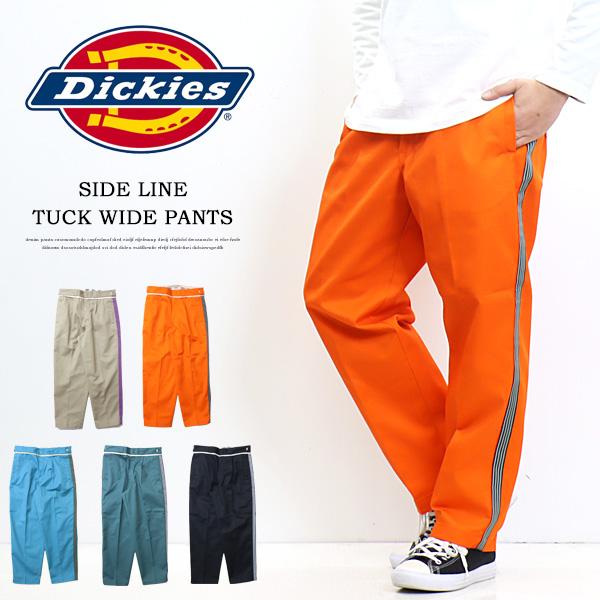 Dickies（ディッキーズ） サイドライン タック ワイドパンツ