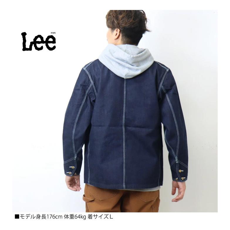 大きいサイズ Lee リー DUNGAREES ロコジャケット カバーオール メンズ レディース ユニセックス ワークジャケット デニム 送料無料 LT0659｜rexone｜05