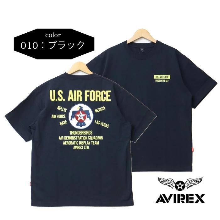 AVIREX アヴィレックス サンダーバーズ パッチ 刺繍 プリント 半袖Tシャツ メンズ アビレックス 送料無料 783-3134052｜rexone｜12