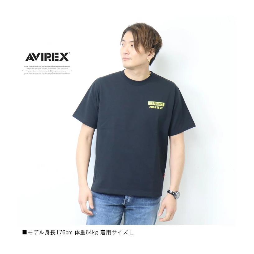 AVIREX アヴィレックス サンダーバーズ パッチ 刺繍 プリント 半袖Tシャツ メンズ アビレックス 送料無料 783-3134052｜rexone｜13