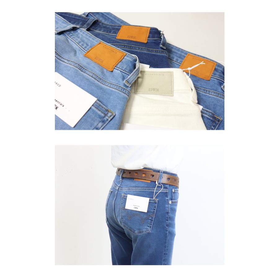 EDWIN エドウィン essentials レディース フレアー ストレッチ デニム ジーンズ パンツ ブーツカット 送料無料 EL18 | SOMETHING | 09