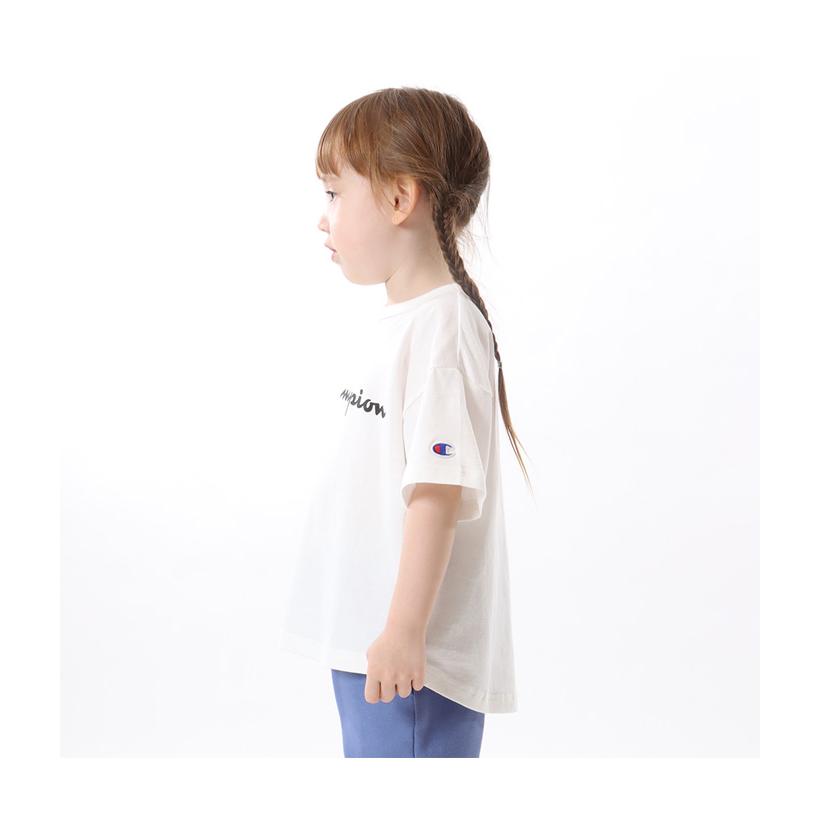 Champion（チャンピオン） キッズ ロゴプリント 半袖 Tシャツ ビッグ
