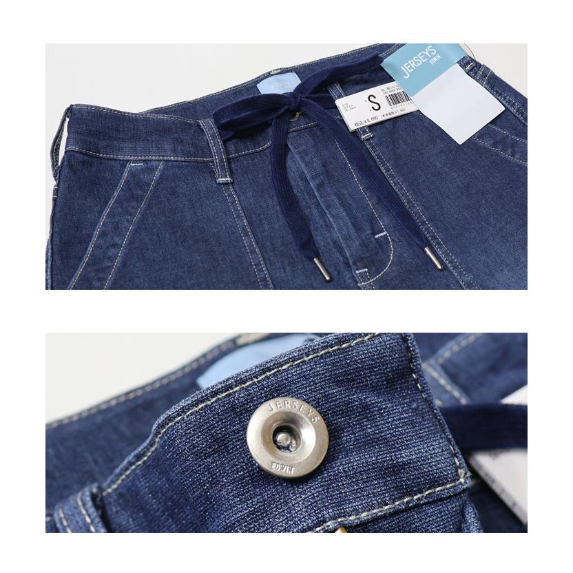 SALE EDWIN エドウィン ジャージーズ レディース JWE15S COOL イージー ベイカー ワイドパンツ ストレッチ デニム パンツ 涼しいジーンズ クール 送料無料 | JERSEYS | 11