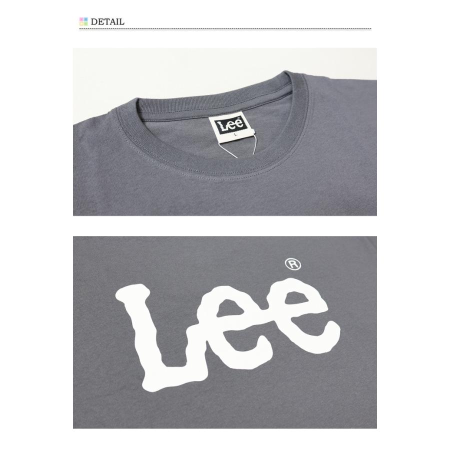 Lee リー ロゴプリント 半袖 Tシャツ メンズ レディース ユニセックス ロゴTシャツ プリント LT3072｜rexone｜17